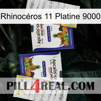 Rhinocéros 11 Platine 9000 12